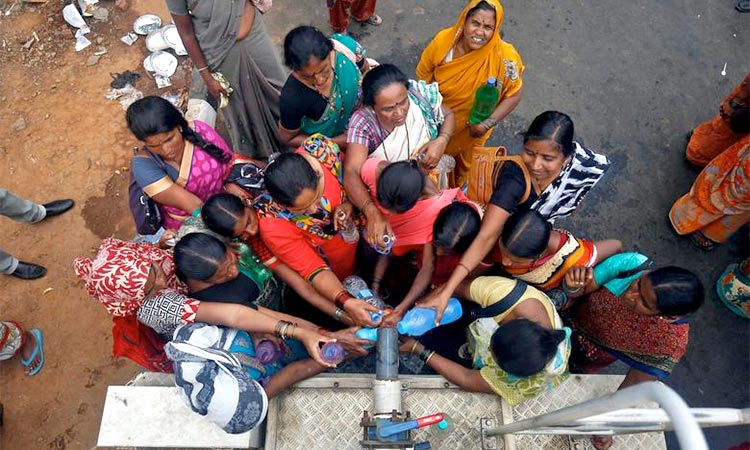 India's water crisis could worsen situation About 160 million of India's 1.3 billion people do not - Gulf Today