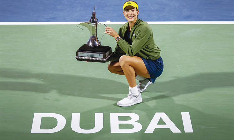 Magnificent Muguruza wins maiden Dubai Open title - GulfToday