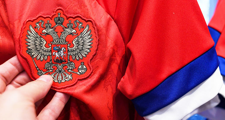 Russia snub new Adidas shirts with upside-down - GulfToday