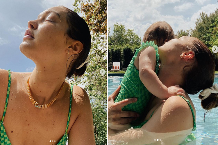 How Gigi Hadid Is Beating The Summer Heat With Baby Khai