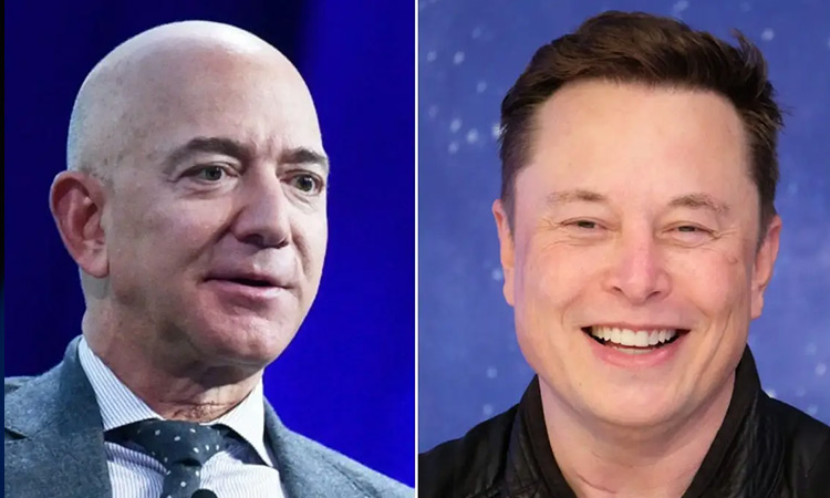 Jeff Bezos and Elon Musk lose billions as tech stocks and crypto suffer steep falls