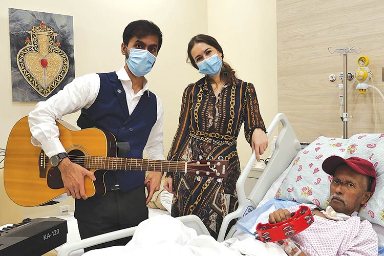 Music a soothing balm for hospital’s patients