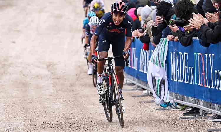 Stelle del ciclismo per la prima volta in assoluto Giro d’italia Criterium a Expo 2020 Dubai