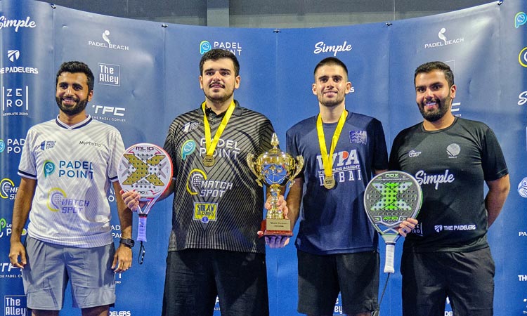 Teams arrive to take part in DP World Padel Tennis Championship 2022 -  GulfToday