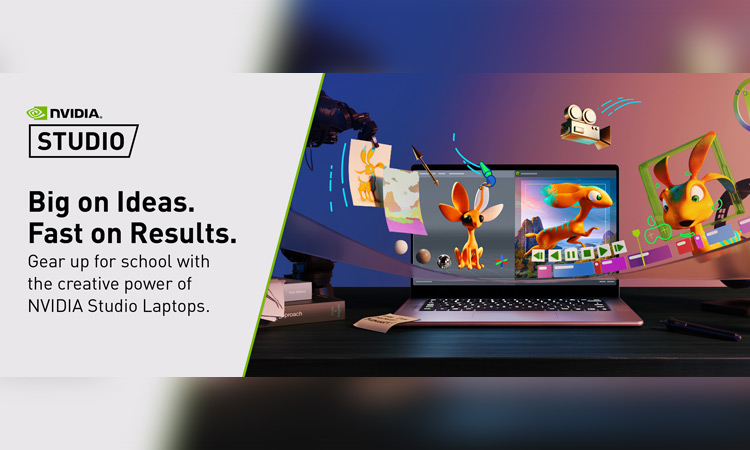 NVIDIA Studio Laptops your best option for creatives