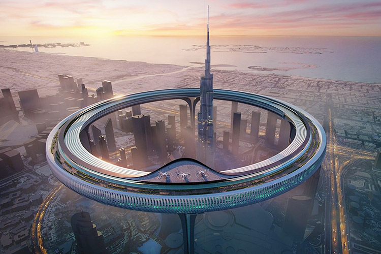 Dubai architects come up with stunning design of giant 550metretall