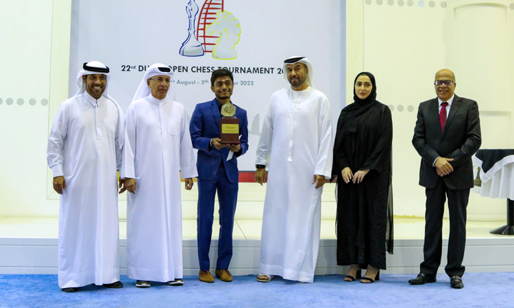 Aram Hakobyan scores victory at 5th round of Dubai Open International Chess  Tournament