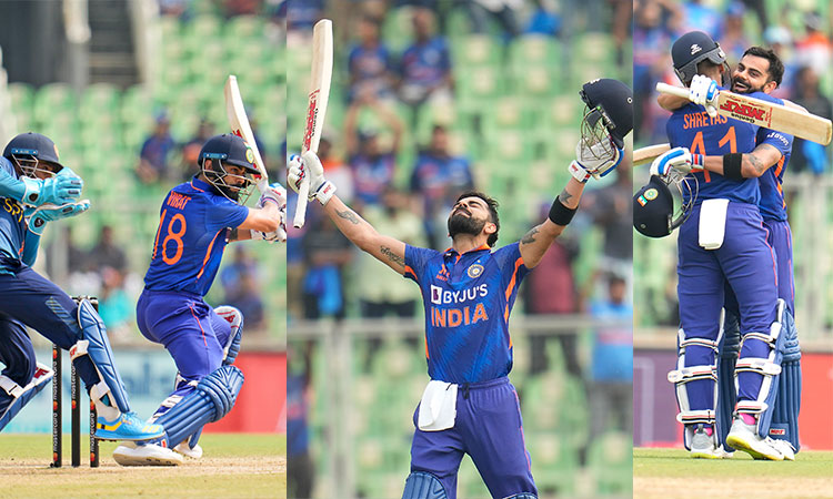 King is back:' Cricketers hail Virat Kohli masterclass after India's record  ODI win against Sri Lanka - GulfToday
