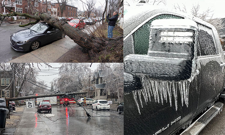 Freezing rain in Canada leaves more than a million without power
