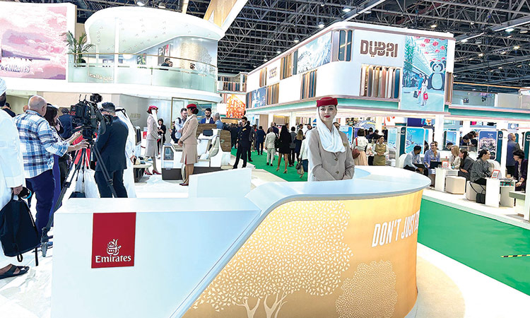 A large number of professionals and enthusiasts throng the venue on the first day of the ATM in Dubai.