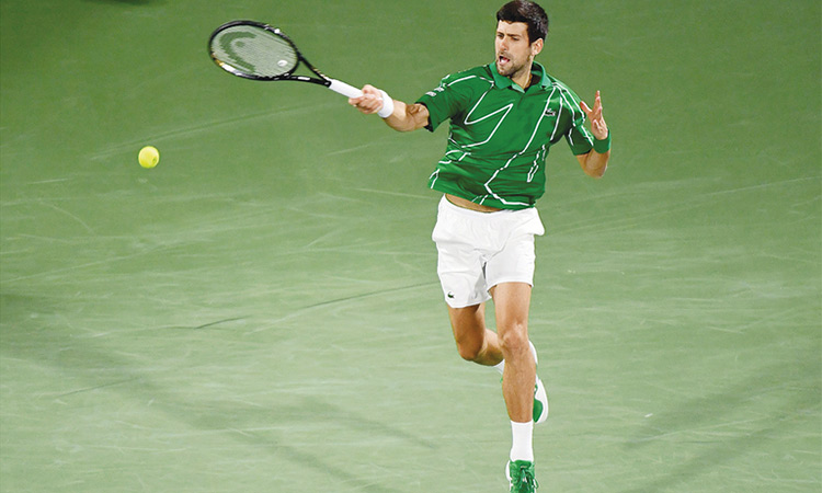 ATP Dubai: Novak Djokovic easily reaches the round of 16