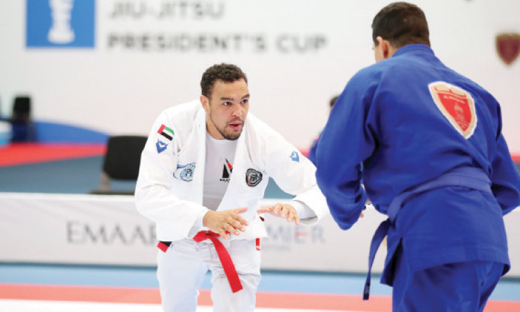 Faisal Al Ketbi (pictured) and  Shamma Al Kalbani will lead the UAE charge at the Jiu-Jitsu World Championship in Mongolia.