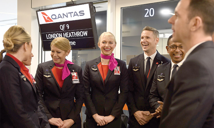Qantas-crew