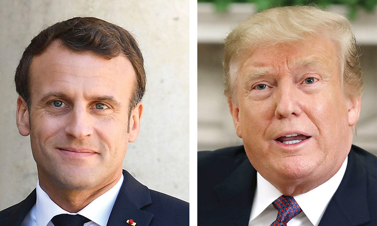Emmanuel-Macron-and-Donald-Trump