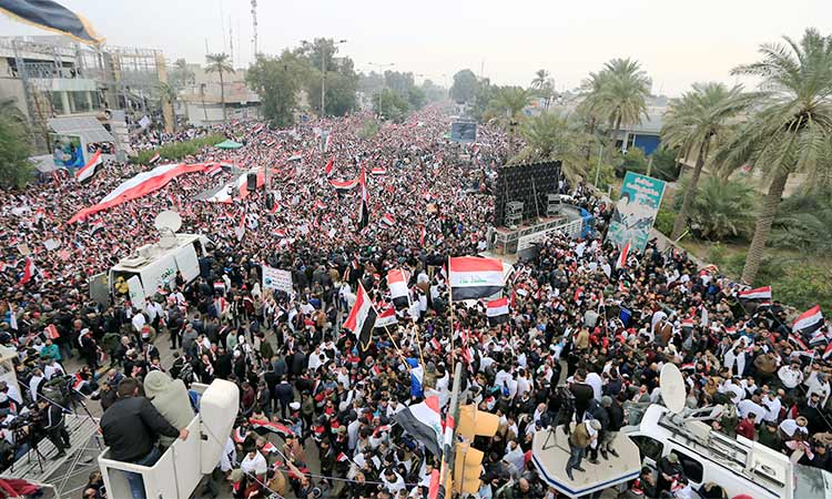 Iraqis-Protests