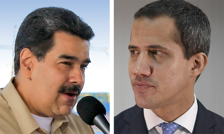 Nicolas-Maduro-Juan-Guaido
