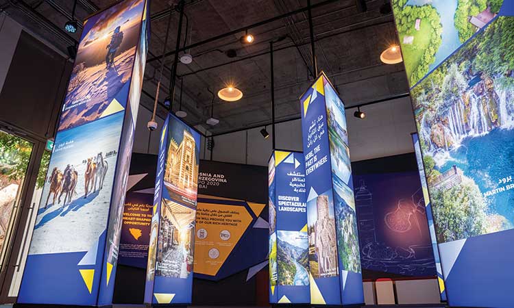 Bosnia and Herzegovina Pavilion at the Expo 2020 Dubai.