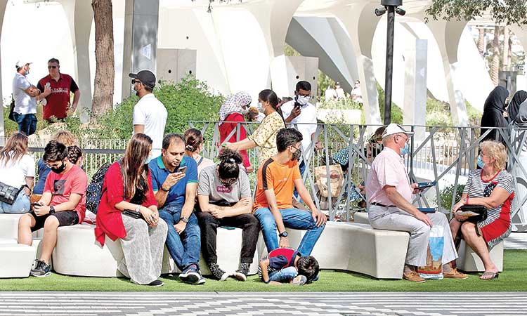 Expo 2020 Dubai continues to gain traction as more and more local and international visitors throng the venue of the mega event . Kamal Kassim, Gulf Today