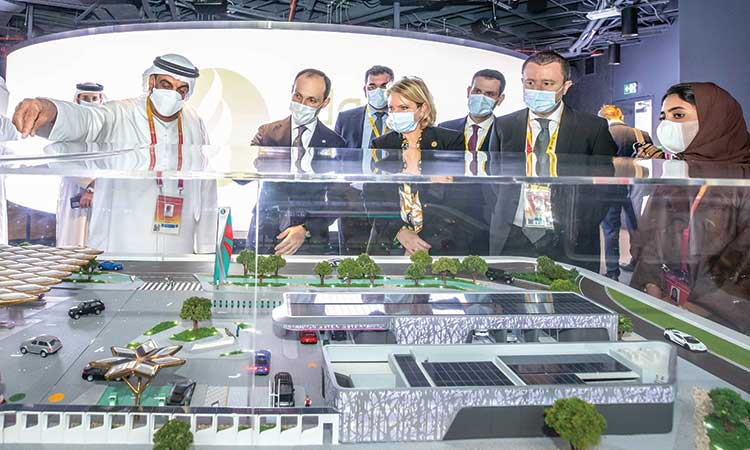 Enoc hosts Georgian Vice Prime Minister and official delegation at the Expo 2020 Dubai pavilion.
