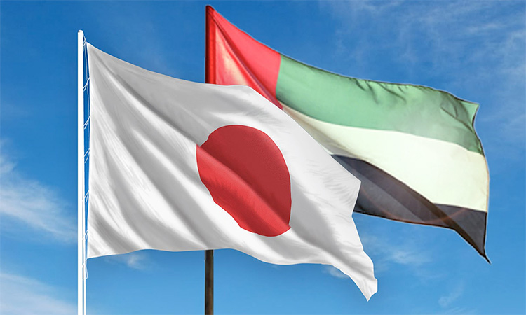 UAE-and-Japan-Flags