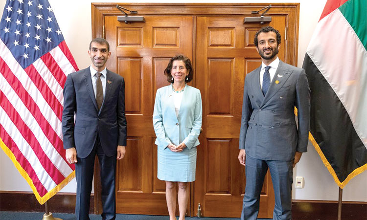 UAE-ministers-with-US-Secretary
