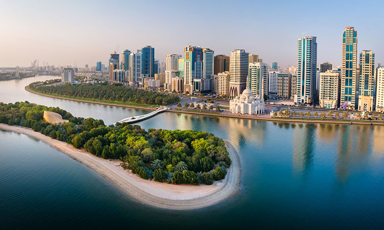 A stunning view of Sharjah, a key attraction for local and global investors.