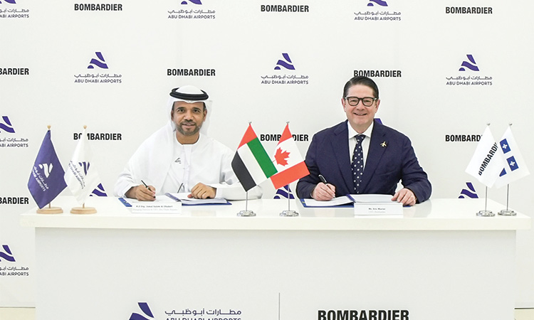 Abu-Dhabi-Airports-and-Bombardier-Officials