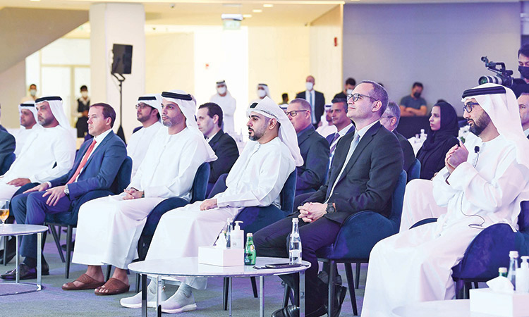 Top officials attend the forum in   Abu Dhabi on Wednesday.   WAM