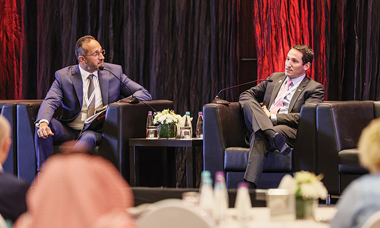 Jay Rosen speaks at Sir Anthony Ritossa’s 18th Global Family Office Investment Summit in Riyadh.