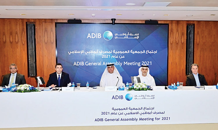 Abu Dhabi Islamic Bank’s General Assembly Meeting under way.