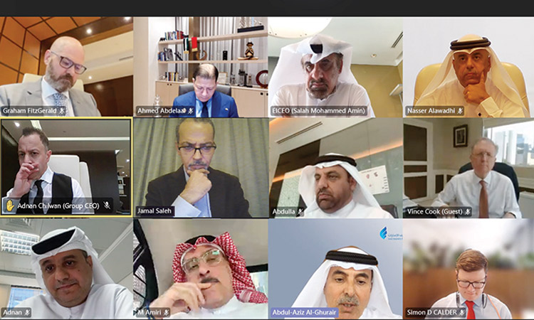 UAE Banks Federation’s CEOs’  Advisory Council meeting virtually.