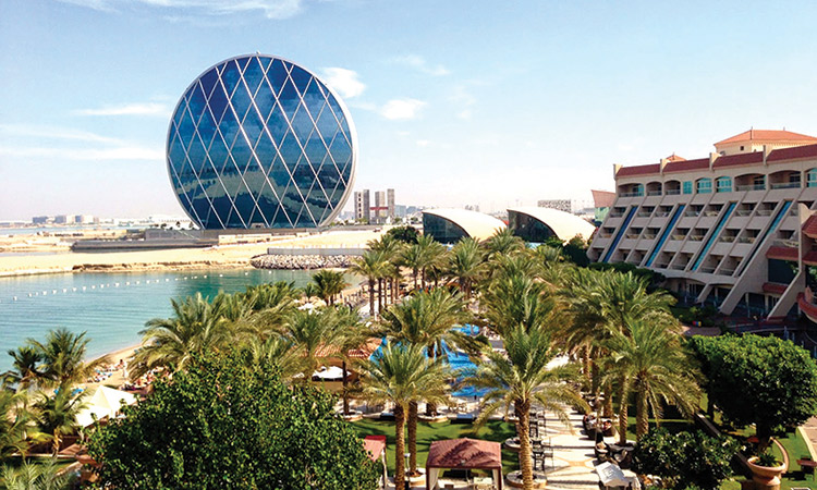 A panoramic view of Abu Dhabi, a key attraction for local and global tourists.