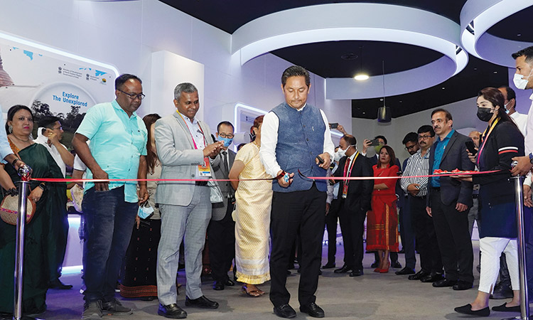 Imnatiba Jamir inaugurates the Northeast fortnight at India Pavilion in Expo 2020 Dubai.