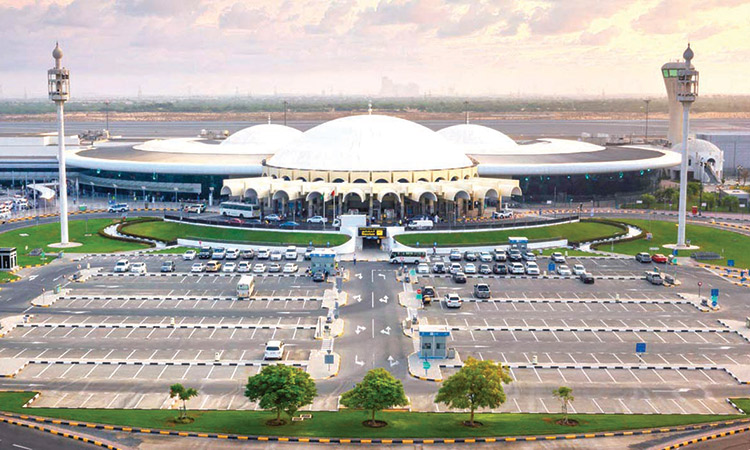 Sharjah Airport received around 1.2 million passengers in December last year.