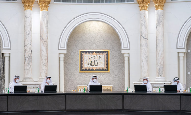 Sheikh Sultan Bin Mohammed Bin Sultan Al Qasimi chairs the Sharjah Executive Council meeting on Wednesday.