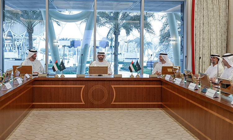 Sheikh Hamdan chairs meeting of the Higher Committee in Dubai on Tuesday.