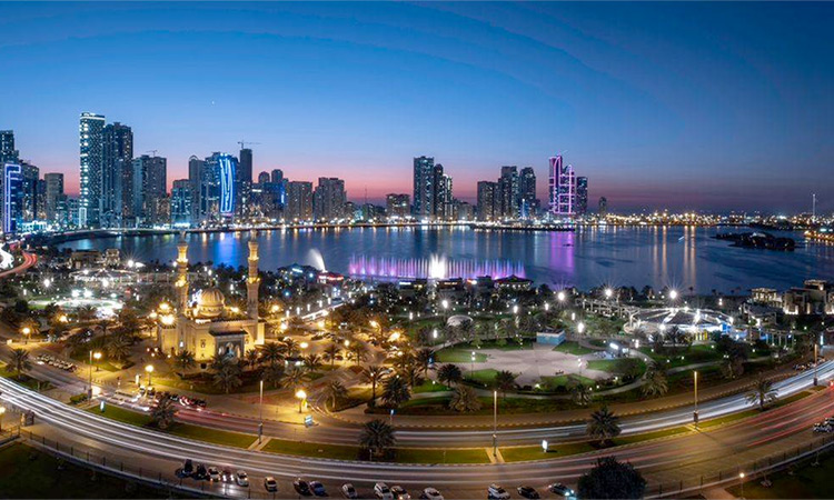 A breathtaking view of Sharjah. The real estate sector in Sharjah continues its thriving activity during March 2023.