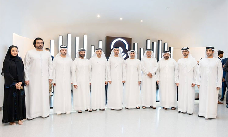 Top officials during the launch of the project in Dubai.