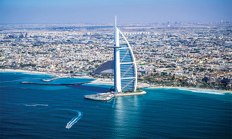 A breathtaking view of the iconic Burj Al Arab in Dubai, a key attraction for local and global visitors.