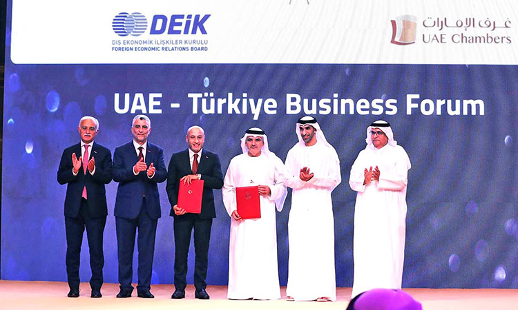 Dignitaries at the UAE-Turkey Business Forum in Abu Dhabi.