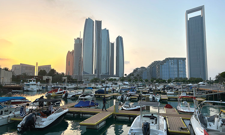 A stunning view of Abu Dhabi. The move aims to create a regional leader in real estate, hospitality, events, catering and the development of urban projects.