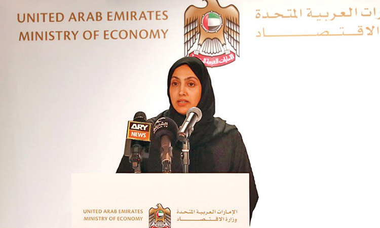 Safia Al Safi speaks during an   event in Abu Dhabi.  File/WAM