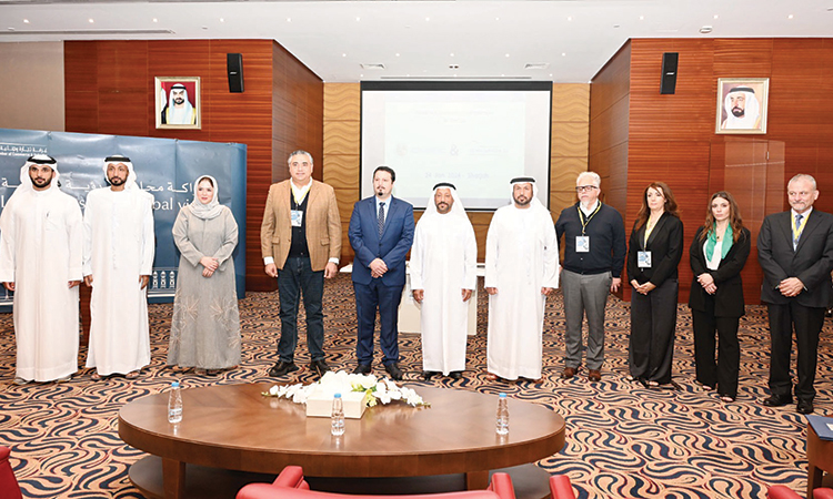 Top officials during the Sharjah-Italy Business Forum in Sharjah.