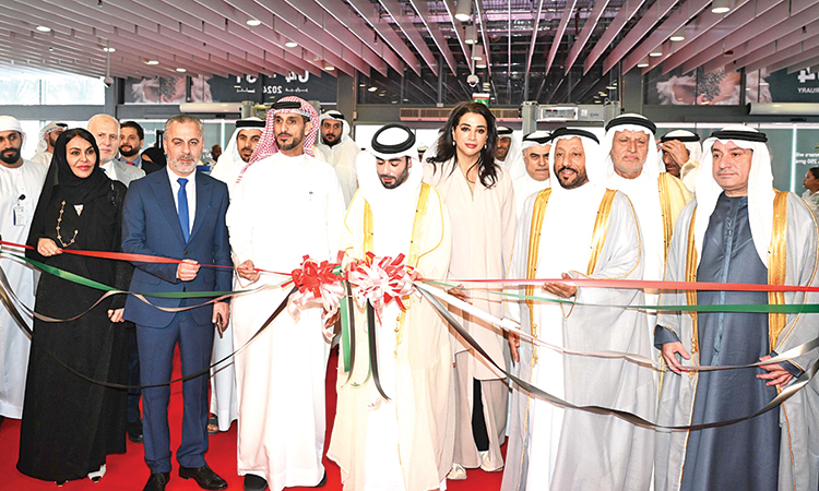 Sheikh Khalid Bin Abdullah Bin Sultan Al Qasimi opens the 53rd Watch & Jewellery Middle East Show at  the Expo Centre Sharjah on Wednesday.