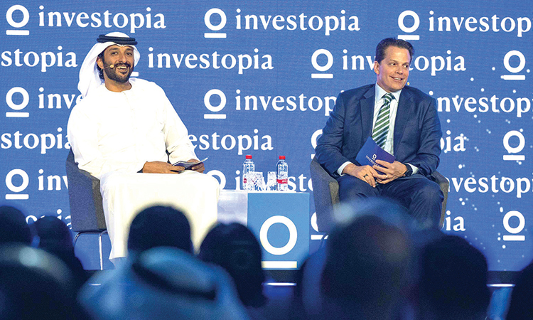 Abdulla Bin Touq Al Marri opened Investopia 2024 on Wednesday in  Abu Dhabi.