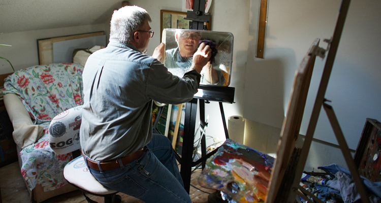 Pennsylvania artist, Fred Haag, conducts remote painting classes amid ...