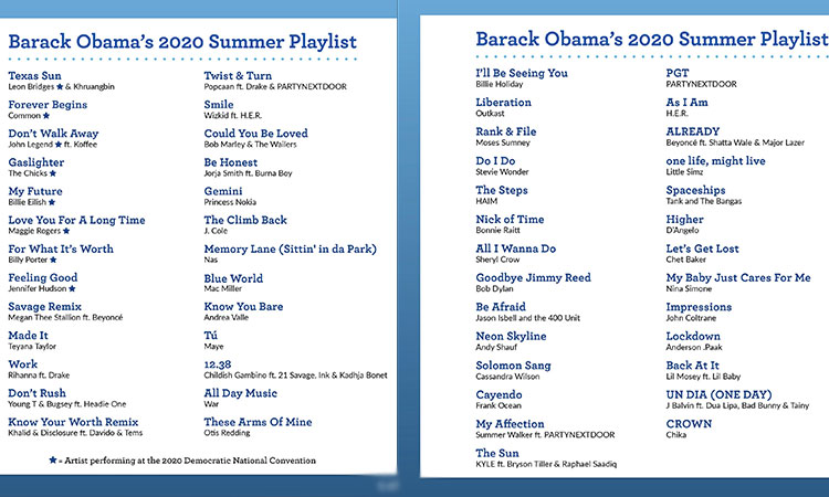 obama playlist 1