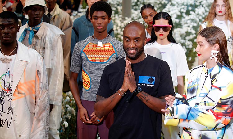 Virgil Abloh looked to the stars for his final collection for Off-White