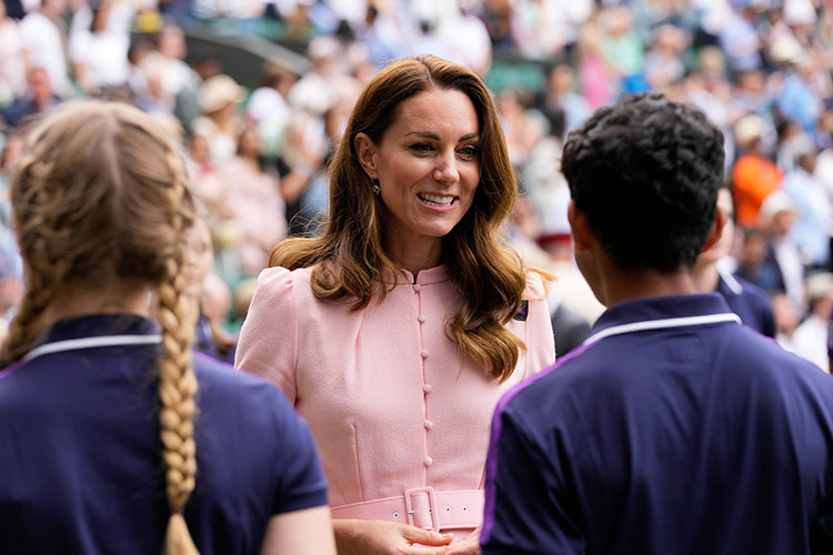 Kate Middleton turns scorcher as she attends the final day of Wimbledon ...