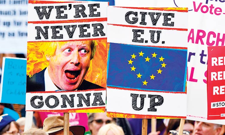 Brexit-Placards
